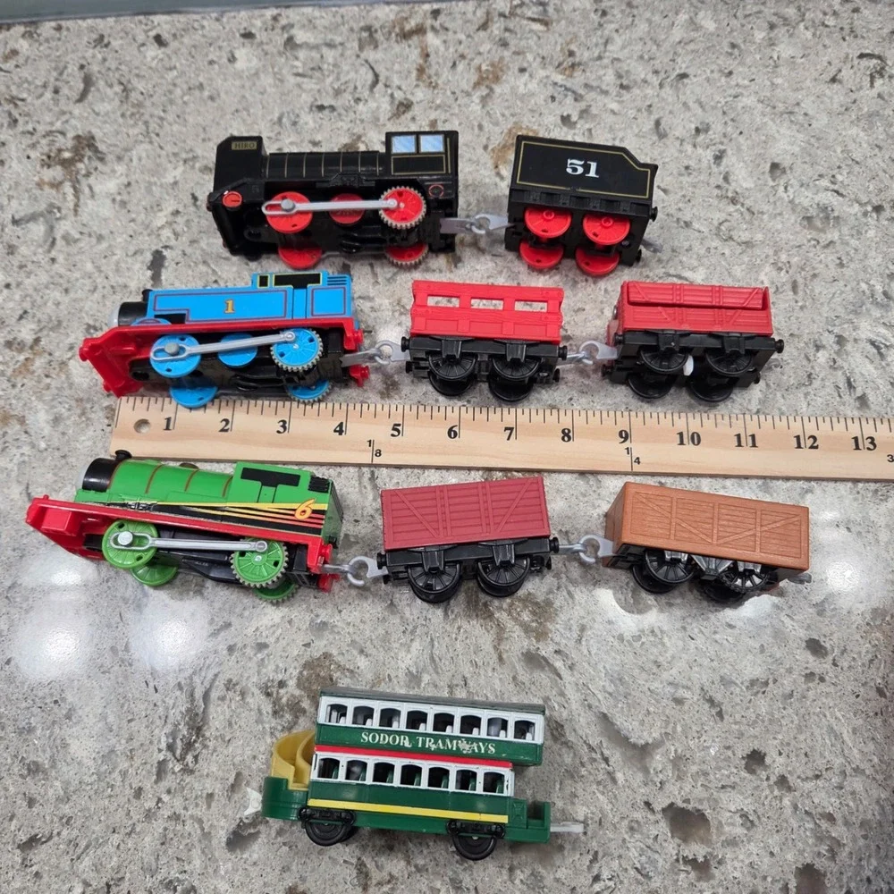 Thomas & Friends TrackMaster Lot(8) Thomas Percy Hiro Sodor Tramways Unmotorized